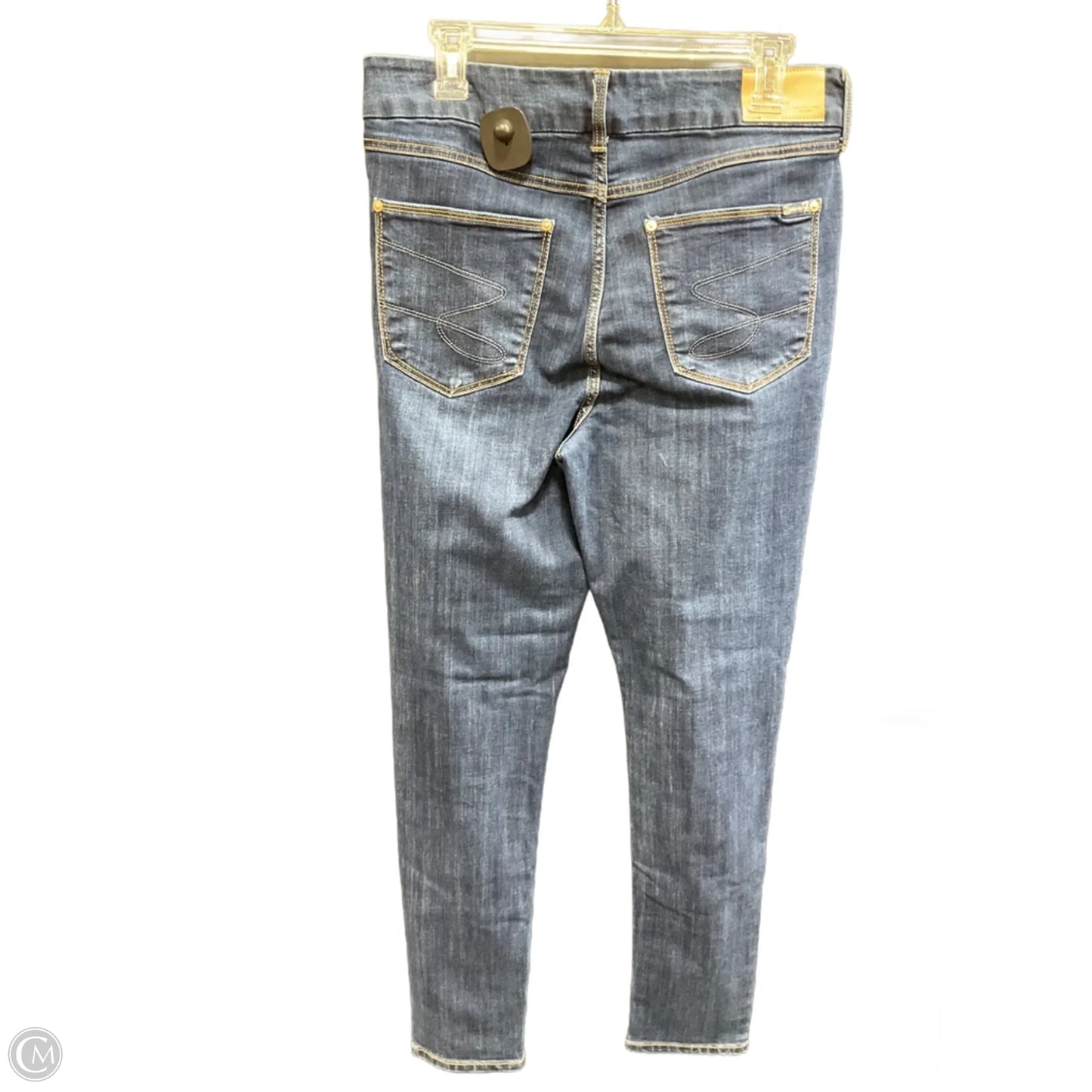 Jeans Skinny By Seven 7 In Blue, Size: 12