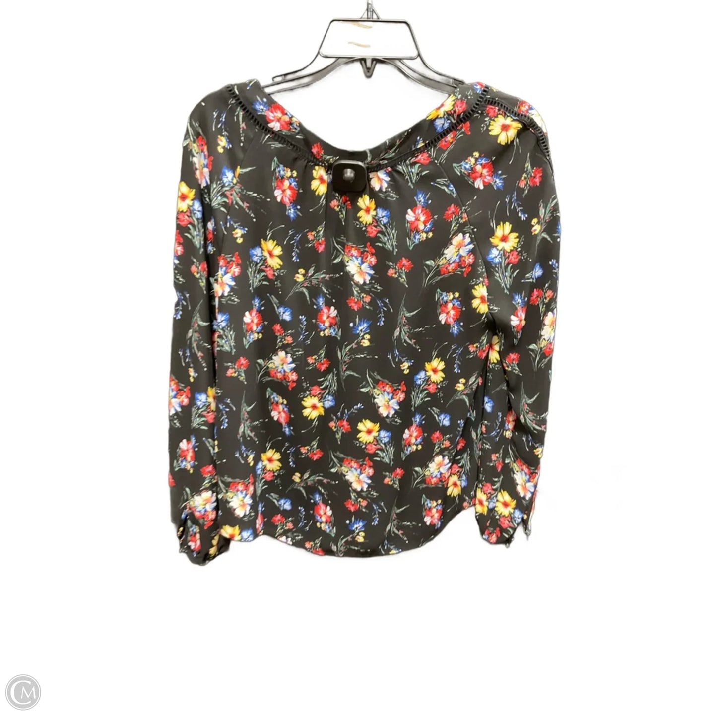 Top Long Sleeve By White House Black Market In Black, Size: 4