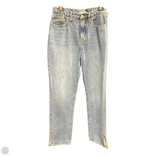 Jeans Wide Leg By Good American In Blue Denim, Size: 6