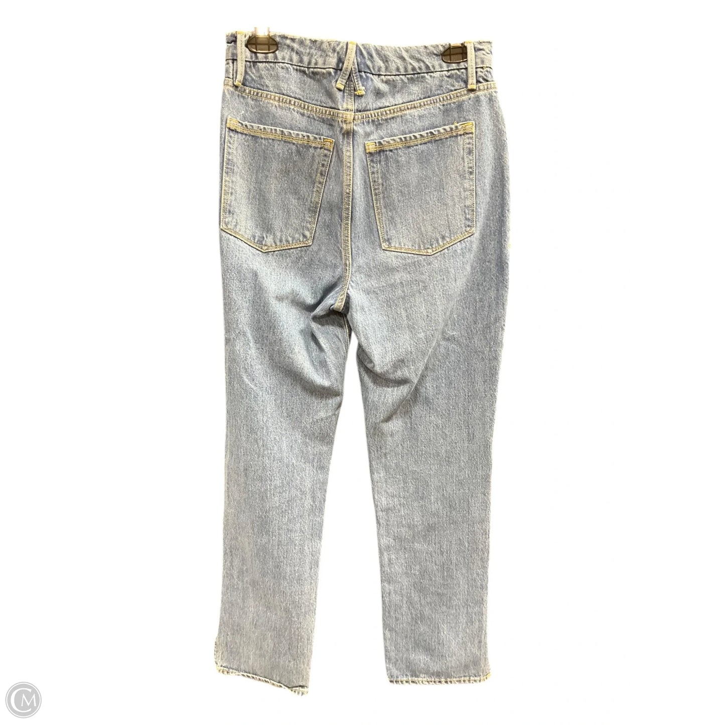 Jeans Wide Leg By Good American In Blue Denim, Size: 6