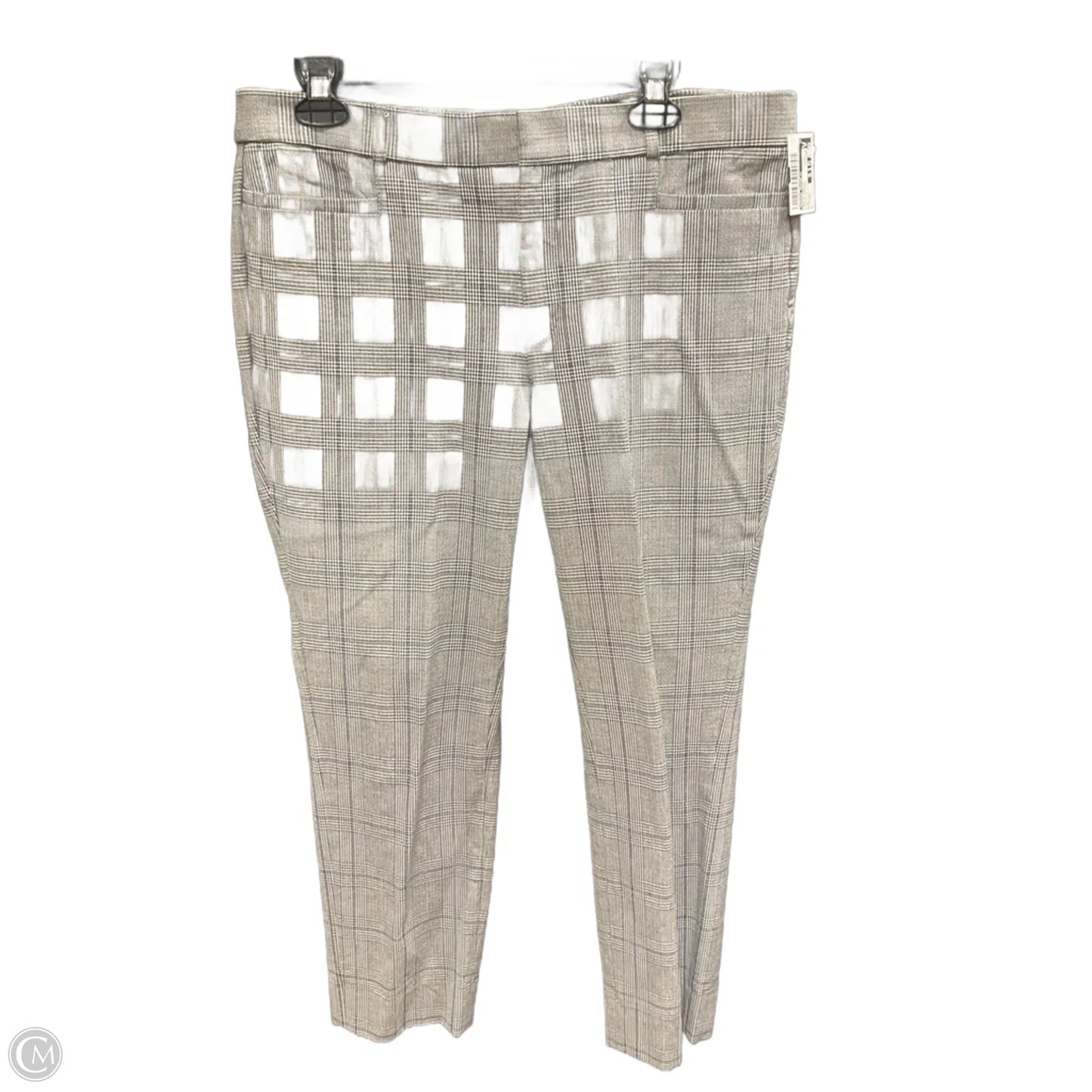 Pants Dress By Banana Republic In Plaid Pattern, Size: 12