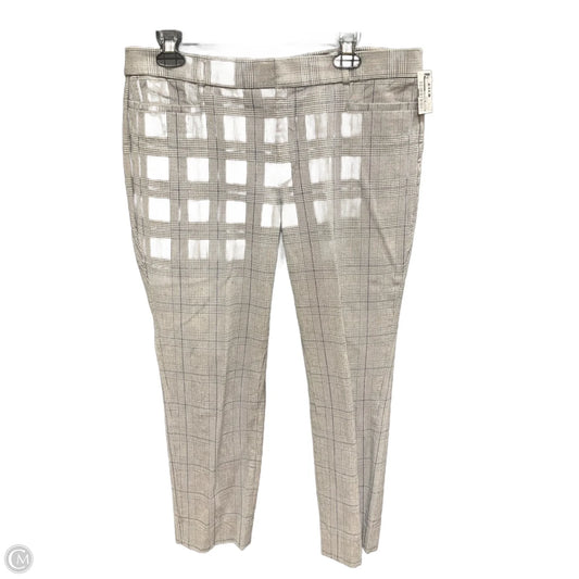 Pants Dress By Banana Republic In Plaid Pattern, Size: 12