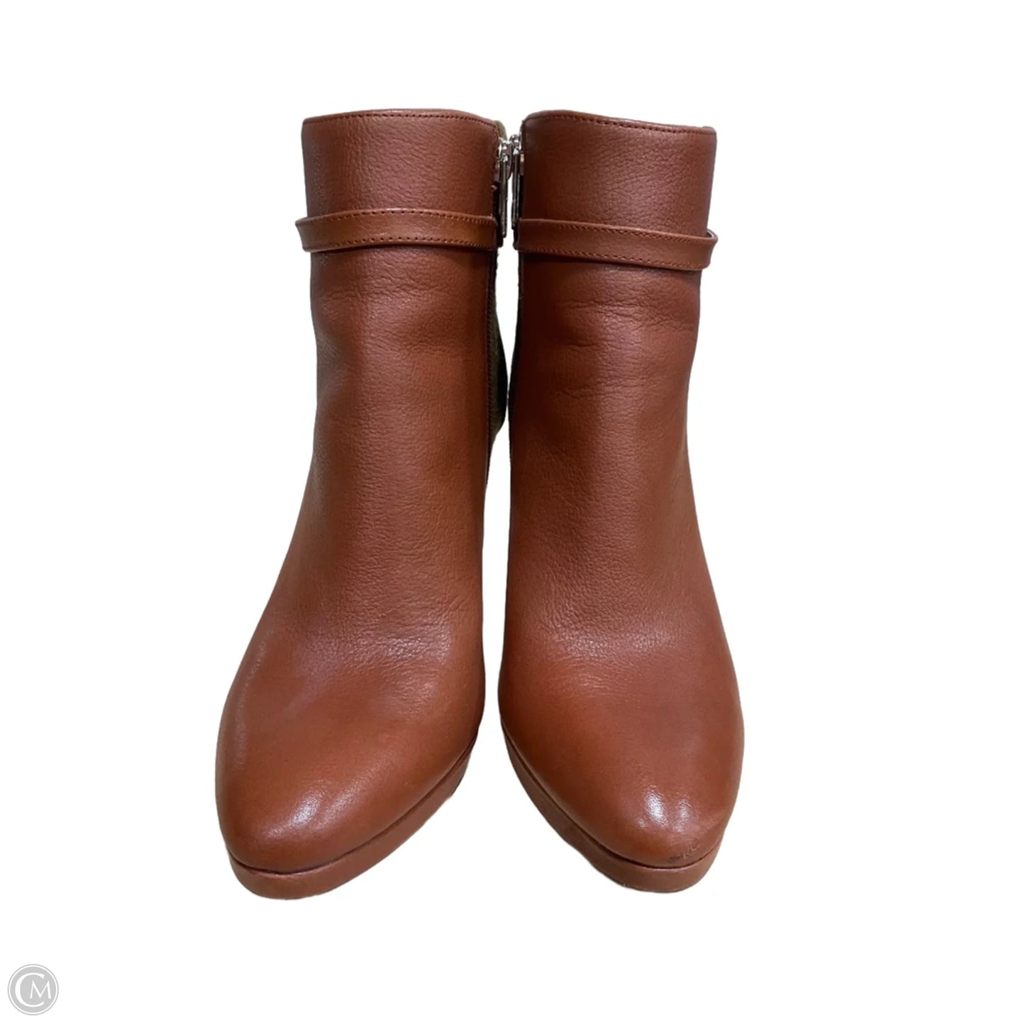 Boots Ankle Heels By Antonio Melani In Brown & Green, Size: 8