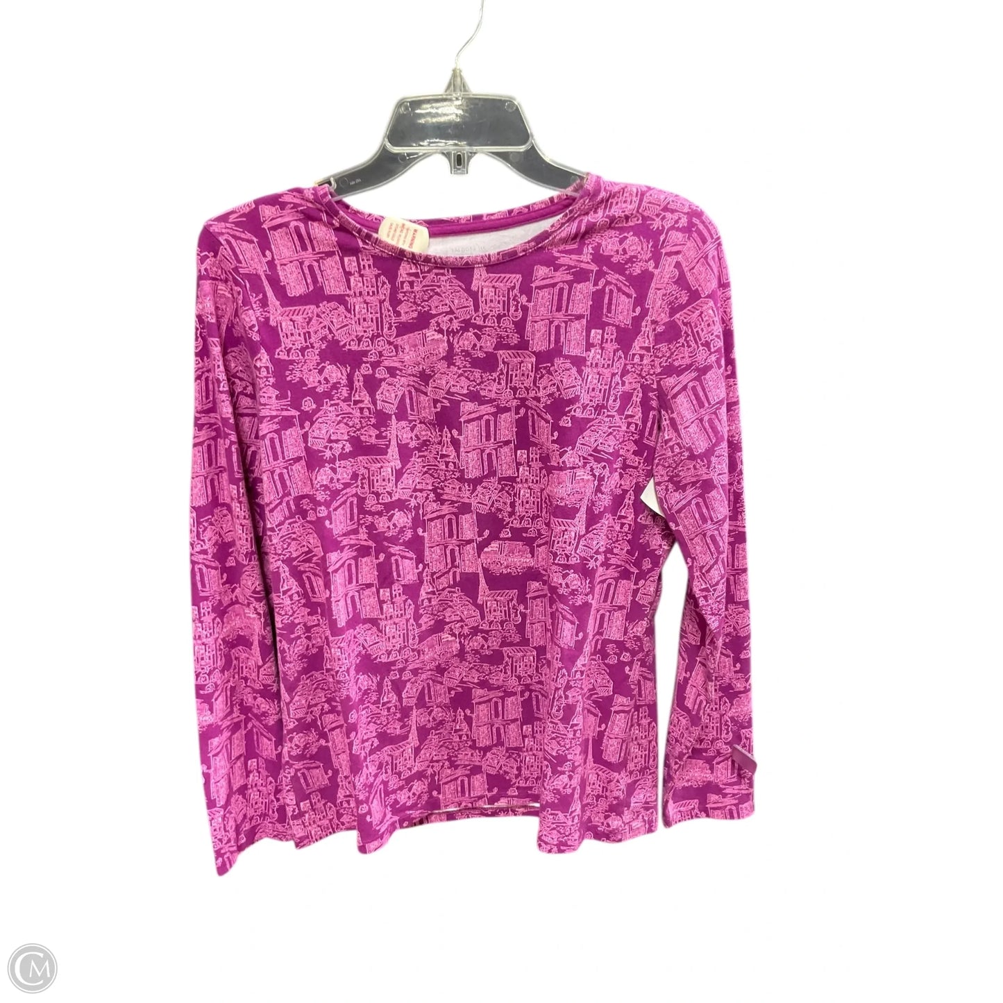 Top Long Sleeve By Talbots In Purple, Size: M