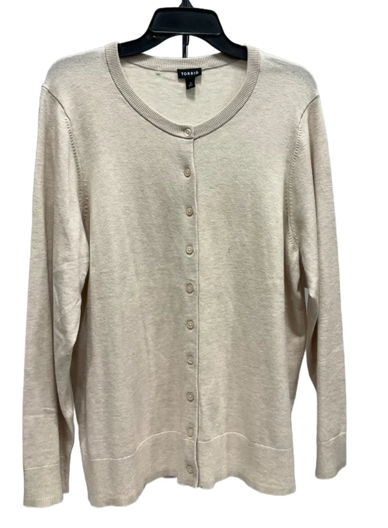 Cardigan By Torrid In Beige, Size: 18