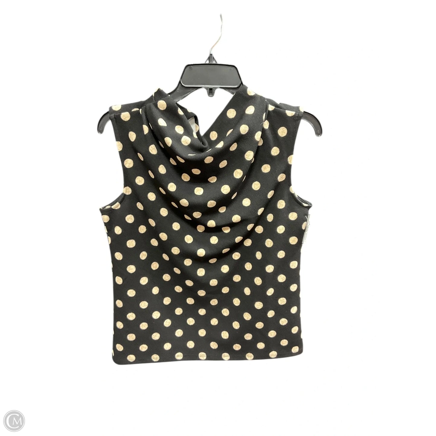 Top Sleeveless By Ann Taylor In Polkadot Pattern, Size: Mp