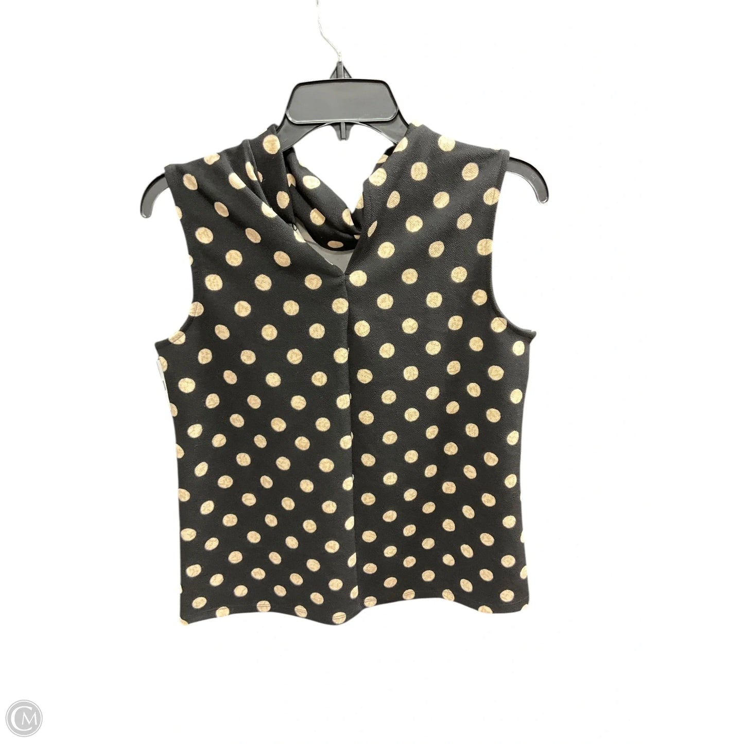 Top Sleeveless By Ann Taylor In Polkadot Pattern, Size: Mp