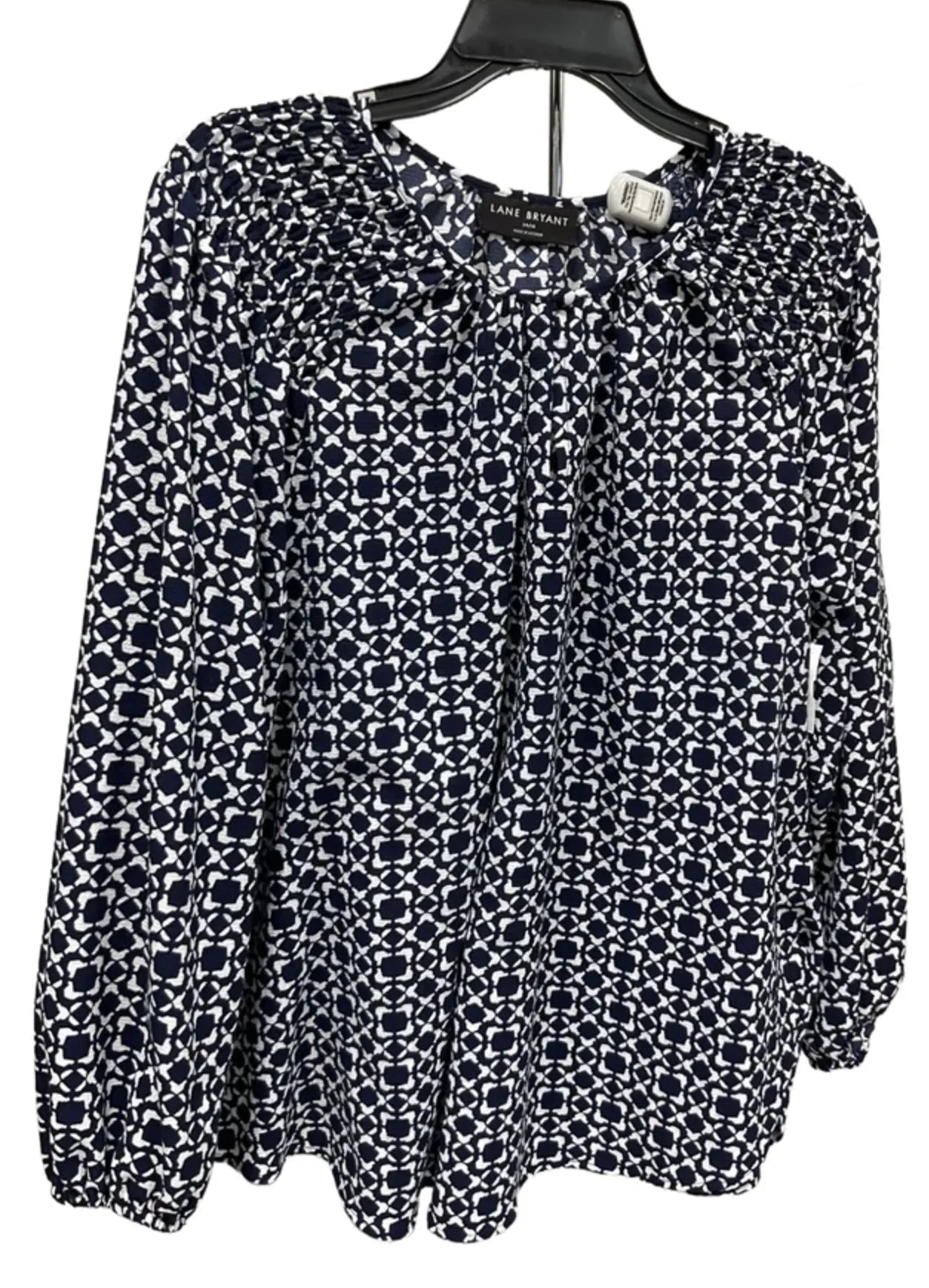 Top 3/4 Sleeve By Lane Bryant In Blue, Size: 14