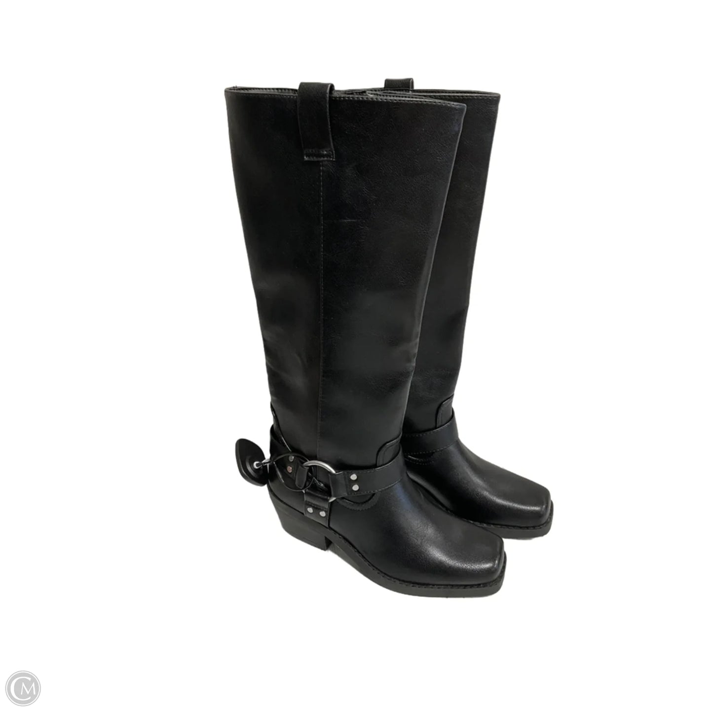 Boots Knee Flats By Cmf In Black, Size: 6