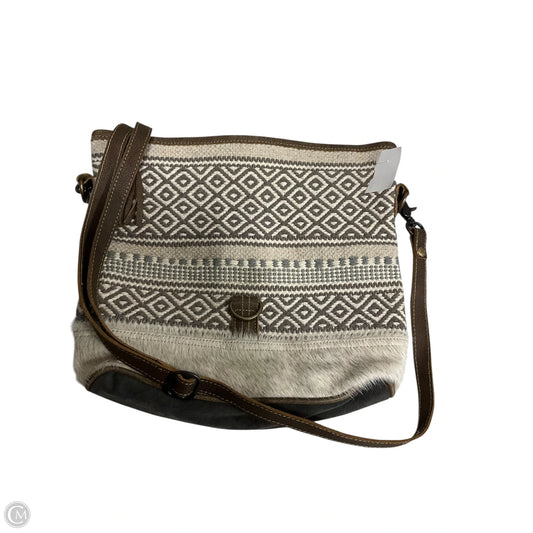 Crossbody Leather By Myra, Size: Medium