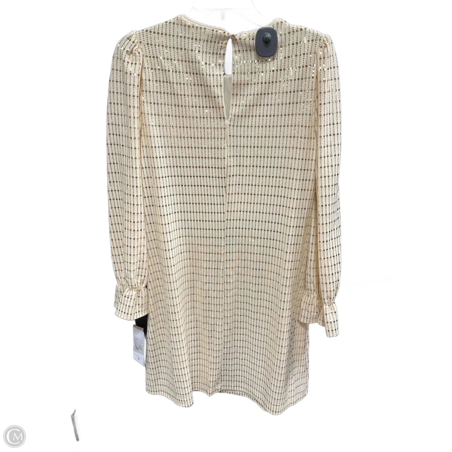 Dress Party Short By Donna Ricco In Cream, Size: 4