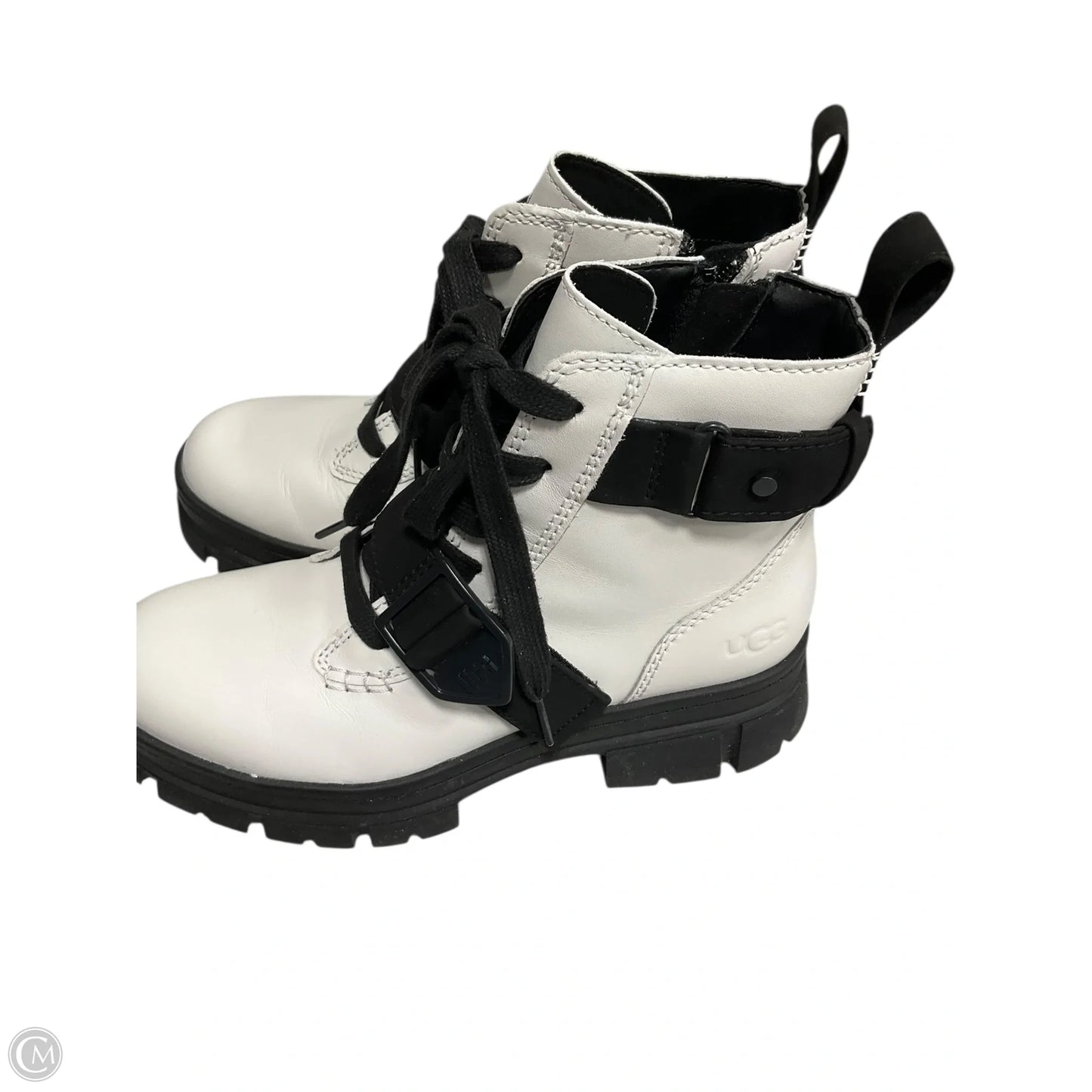 Boots Designer By Ugg In White, Size: 7