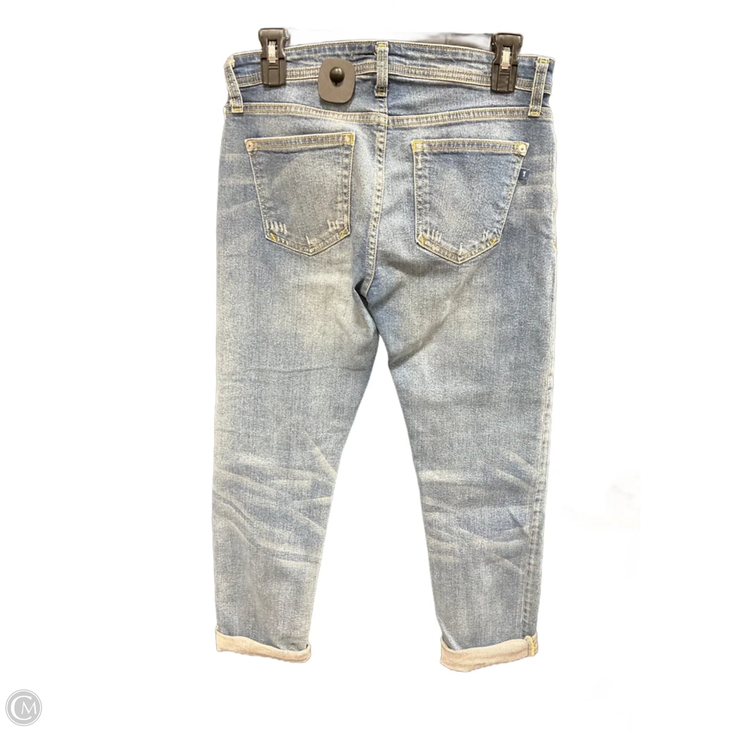 Jeans Straight By Pilcro In Blue Denim, Size: 4