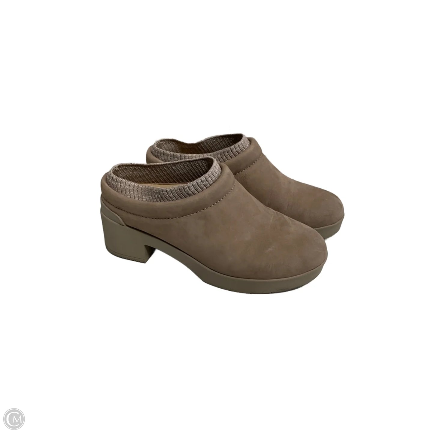 Shoes Heels Block By Abeo In Beige, Size: 6.5