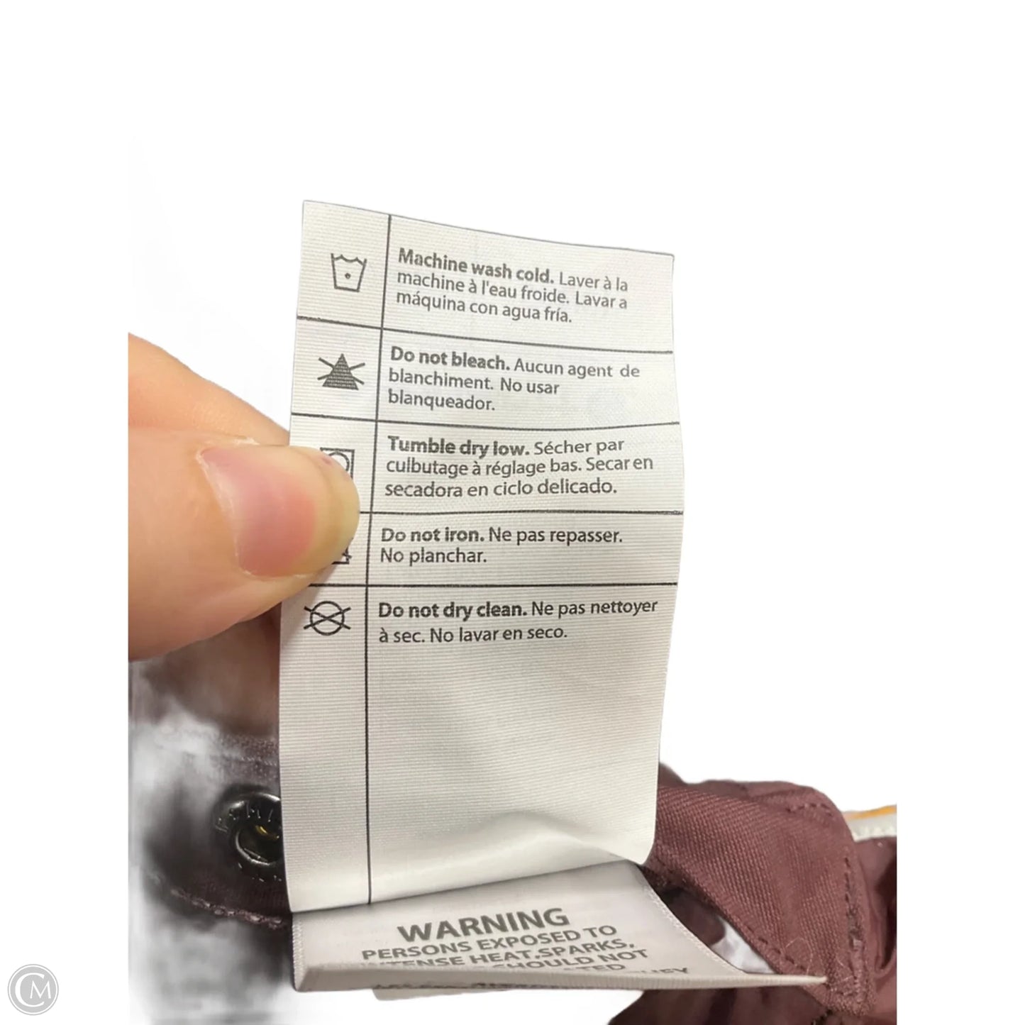 Vest Puffer & Quilted By Carhartt In Maroon, Size: S