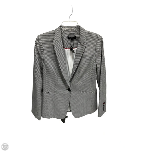 Blazer By Talbots In Black & Cream, Size: 8