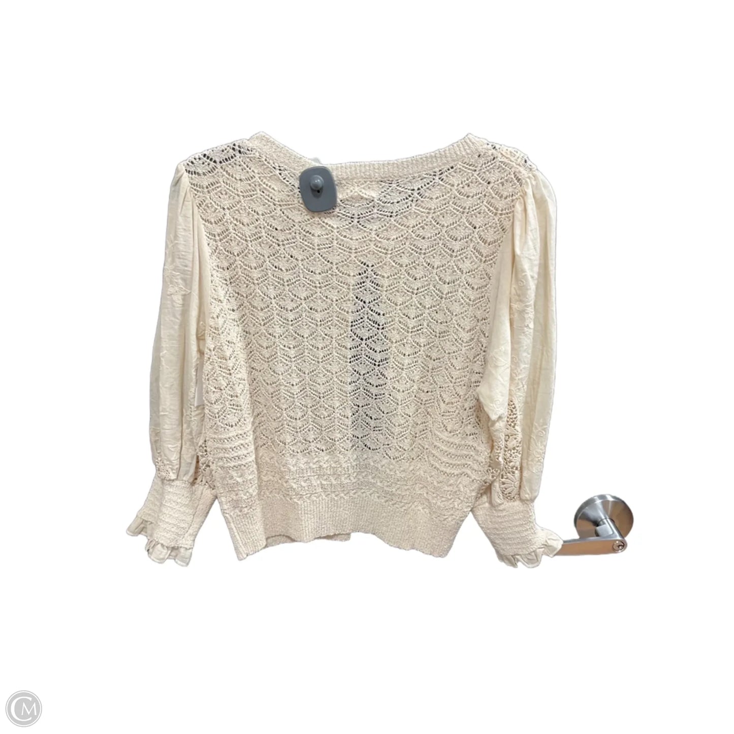 Cardigan By Bluivy In Cream, Size: L