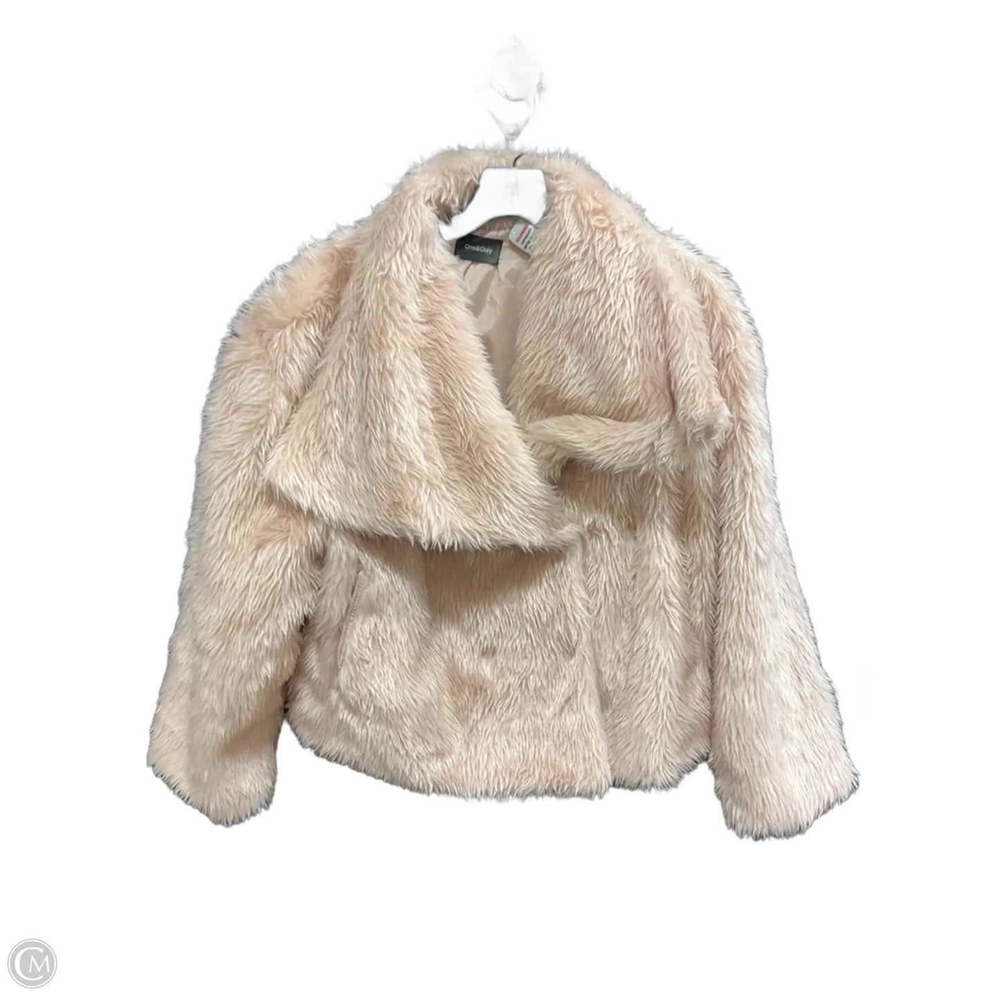 Jacket Faux Fur & Sherpa By Cmf In Pink, Size: M