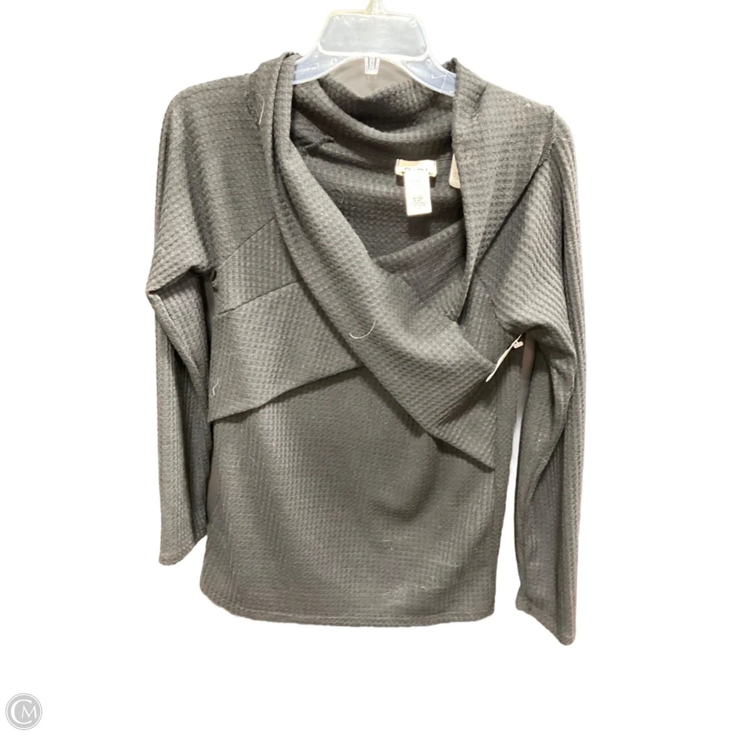 Top Long Sleeve By Bibi In Black, Size: S