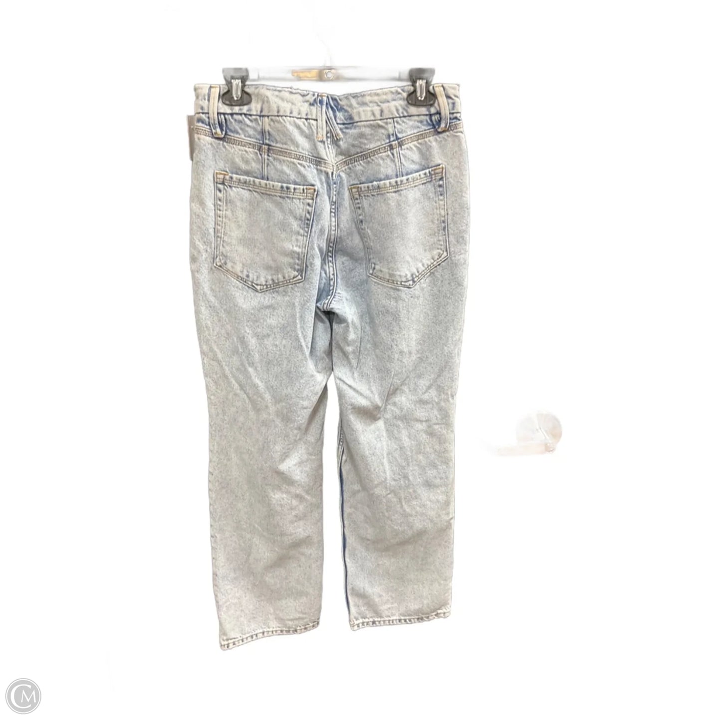 Jeans Wide Leg By Good American In Blue Denim, Size: 4