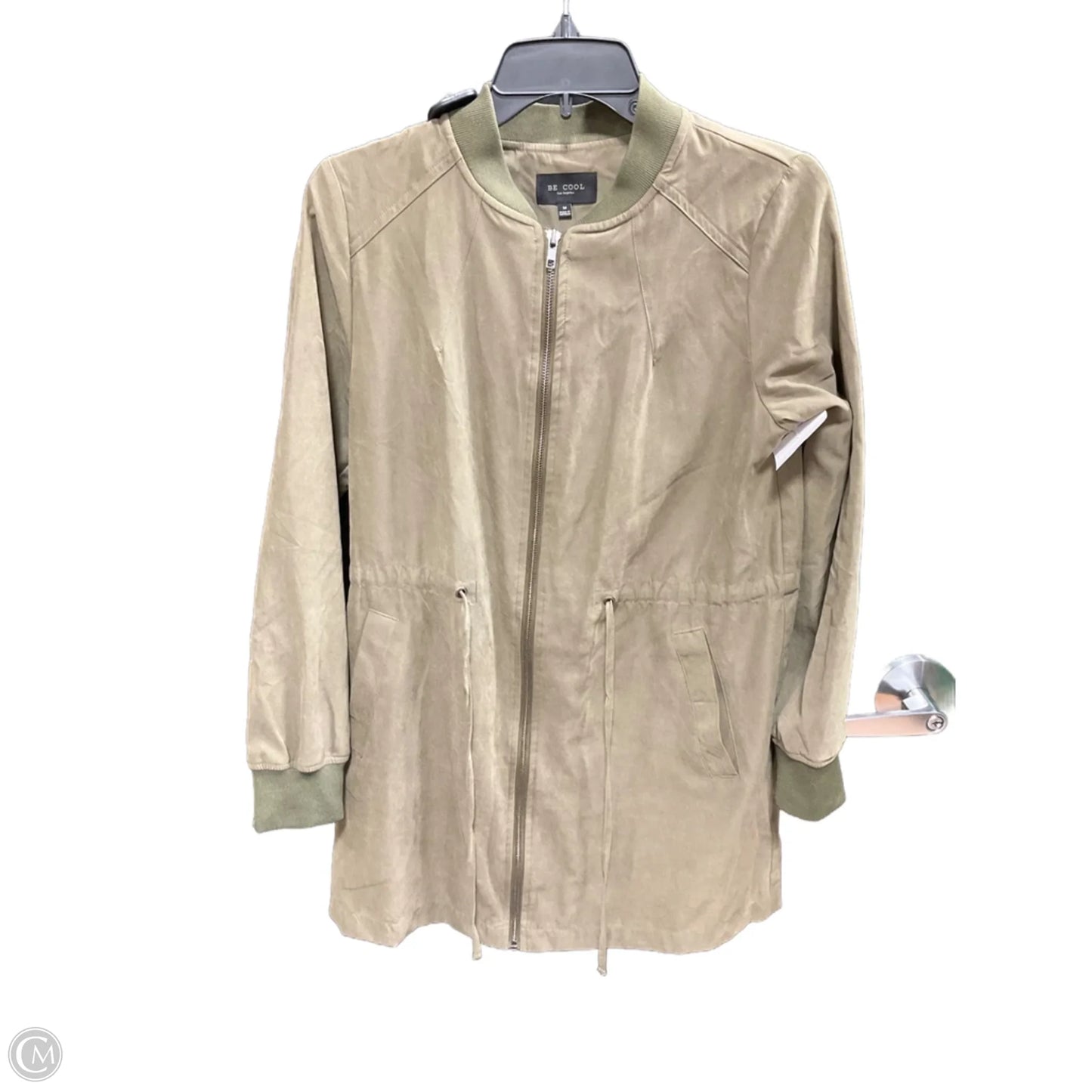Jacket Shirt By Be Cool In Green, Size: M