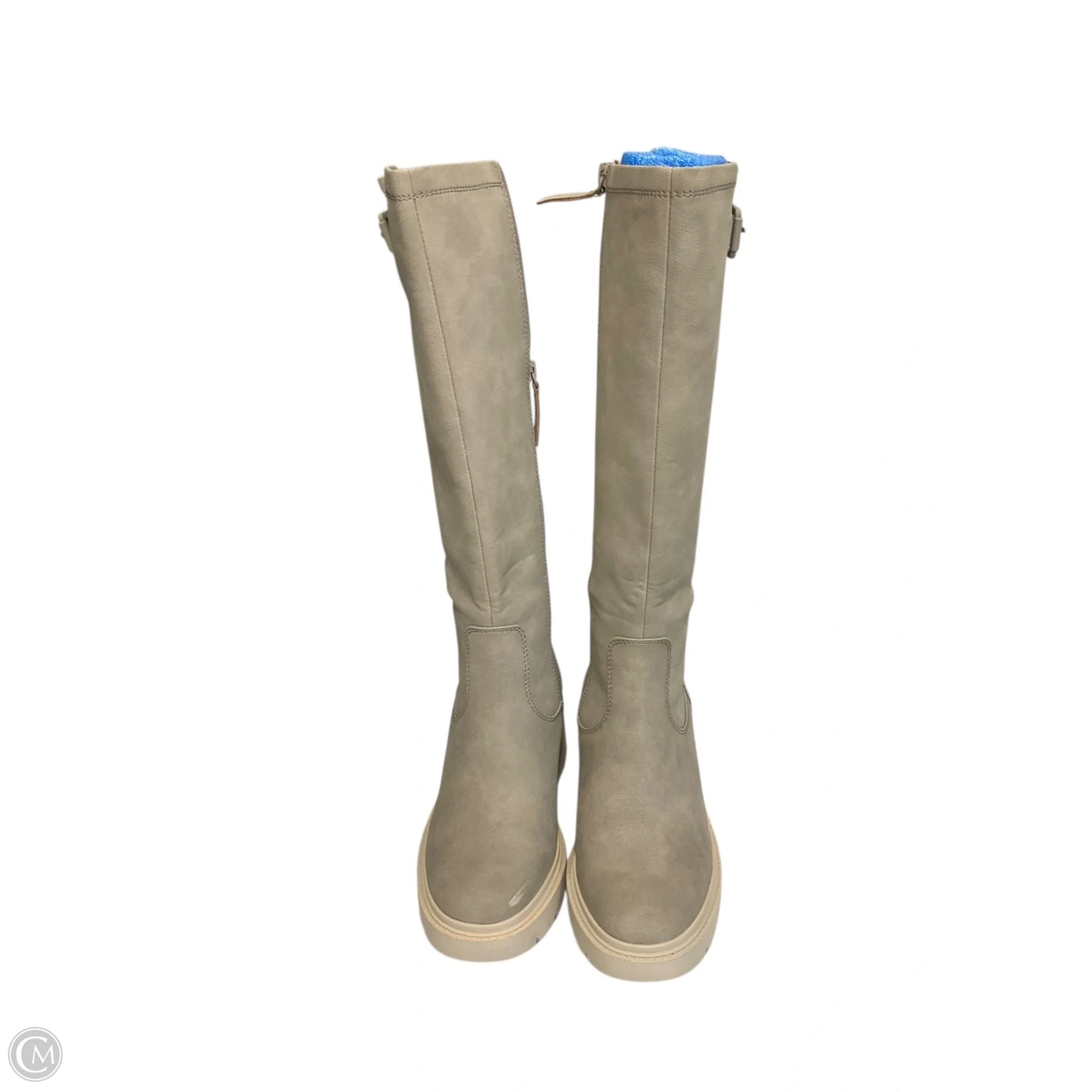 Boots Knee Heels By Naturalizer In Grey, Size: 7.5