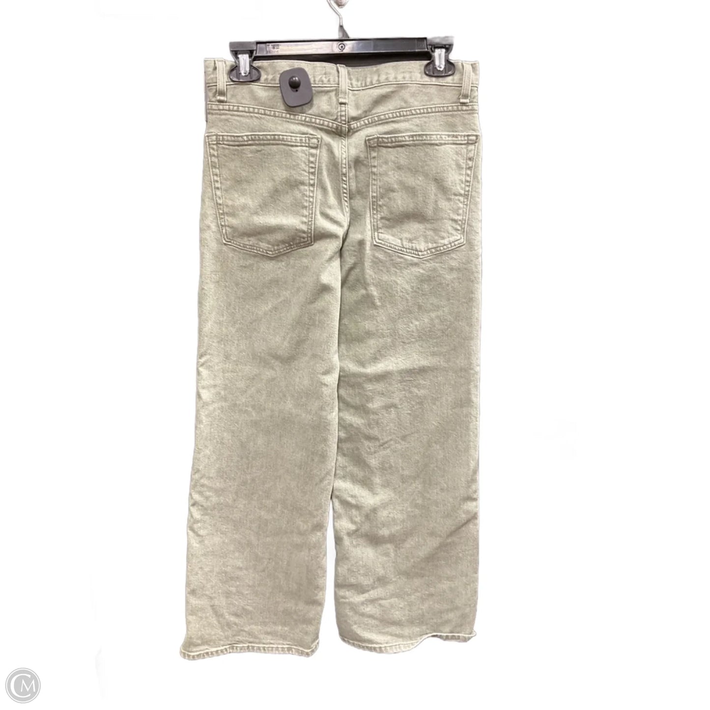 Jeans Wide Leg By Askk Ny In Green, Size: 6