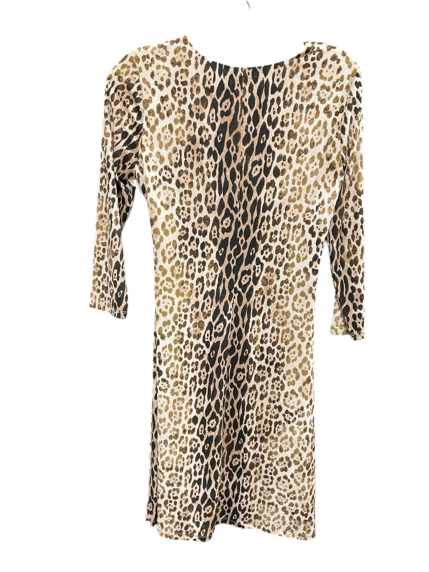 Dress Casual Short By Calvin Klein In Animal Print, Size: Xs