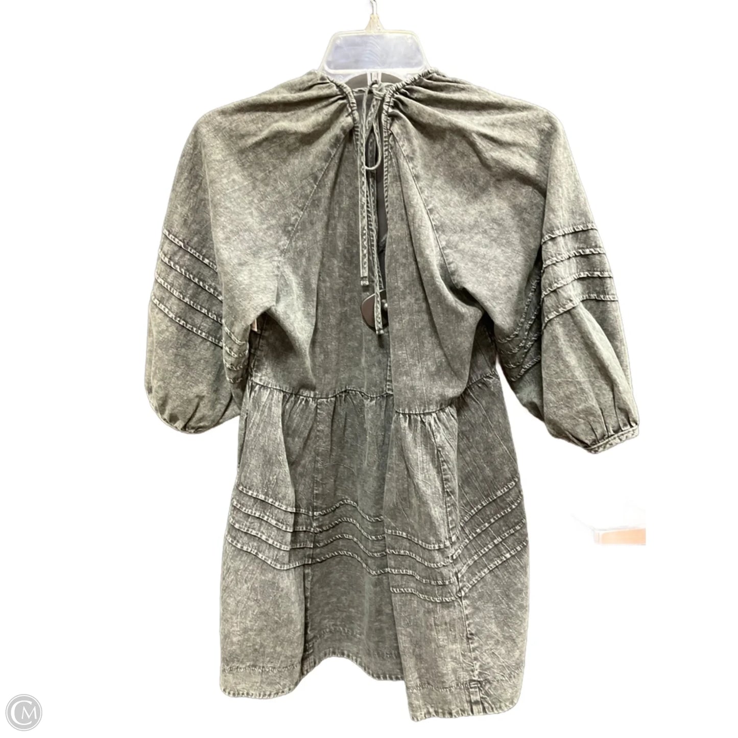 Top Long Sleeve By Mustard Seed In Grey, Size: S