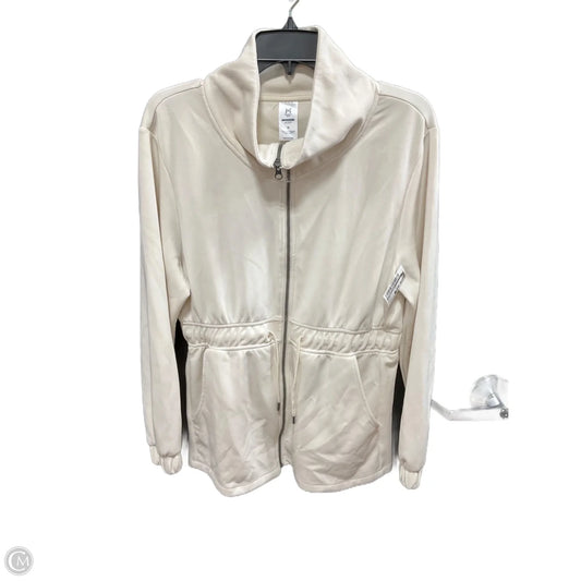 Athletic Jacket By Members Mark In White, Size: M
