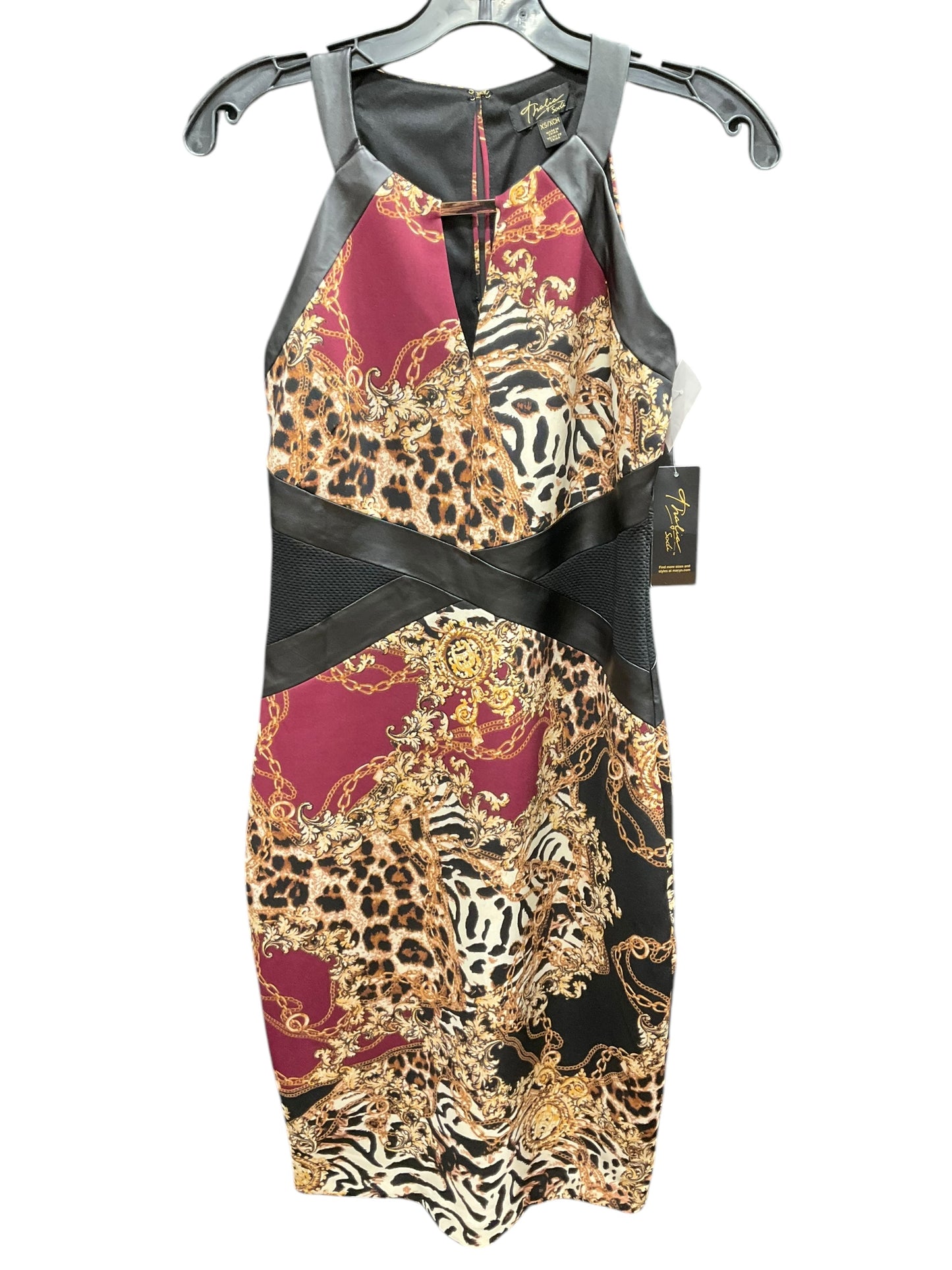 Dress Casual Short By Thalia Sodi In Animal Print, Size: Xs