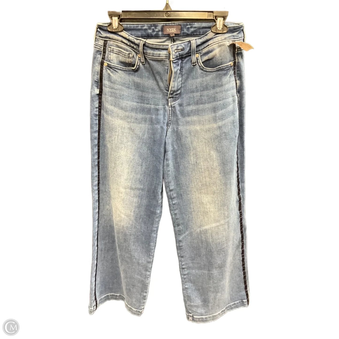 Jeans Wide Leg By Not Your Daughters Jeans In Blue Denim, Size: 4