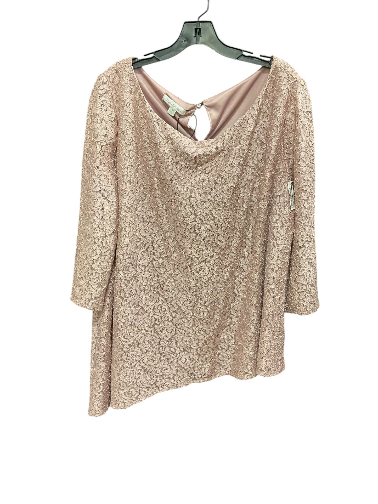 Top 3/4 Sleeve By Oleg Cassini  Size: 24