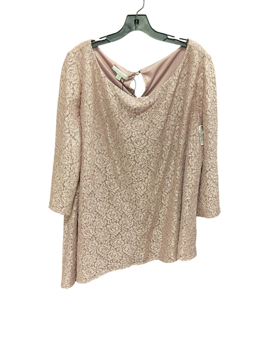 Top 3/4 Sleeve By Oleg Cassini  Size: 24
