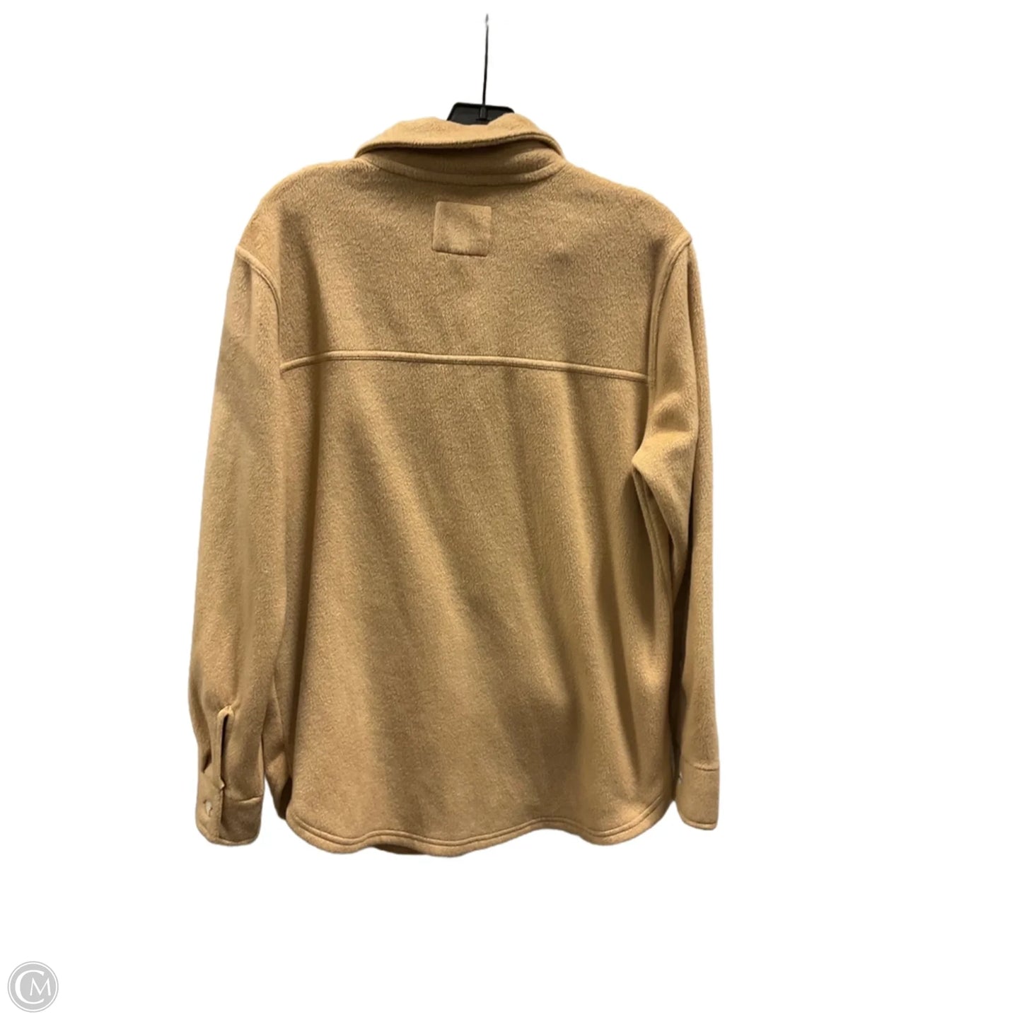 Jacket Shirt By Thread And Supply In Tan, Size: M