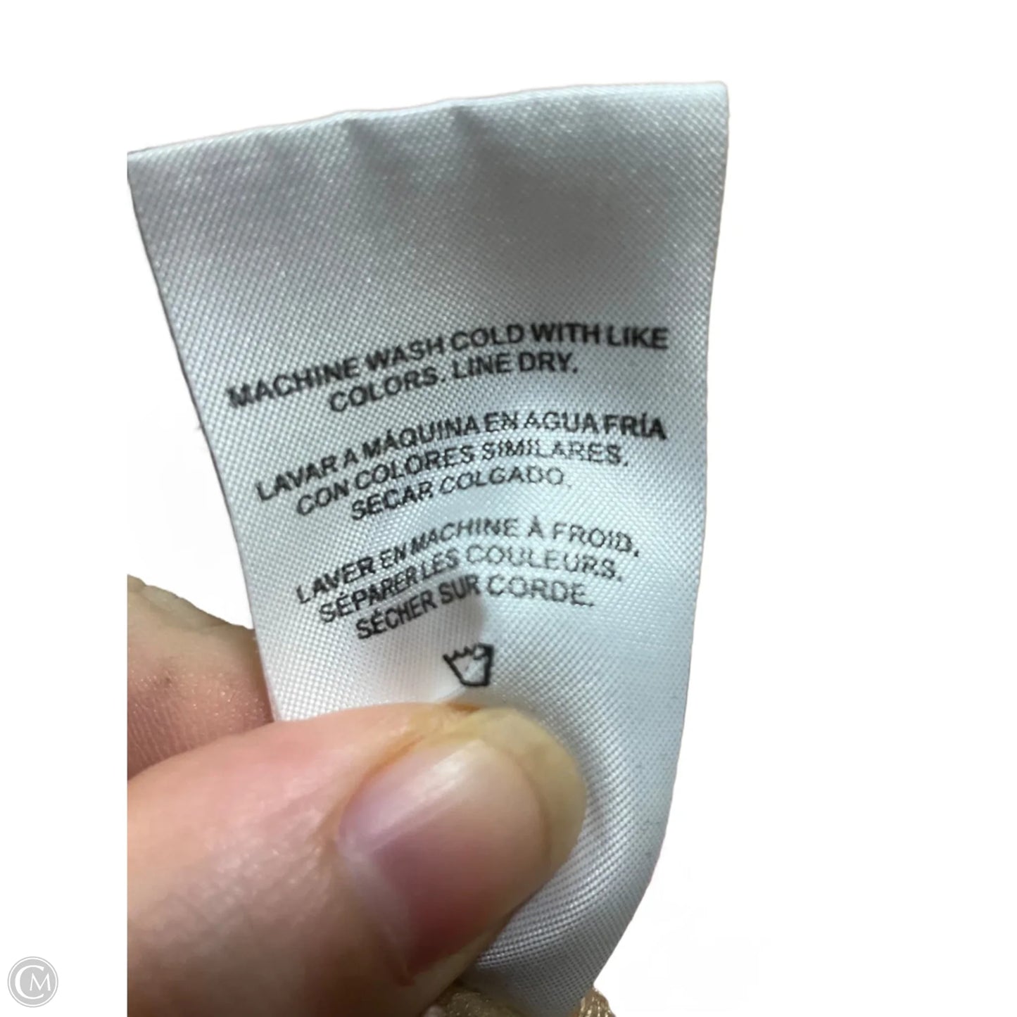 Jacket Shirt By Thread And Supply In Tan, Size: M