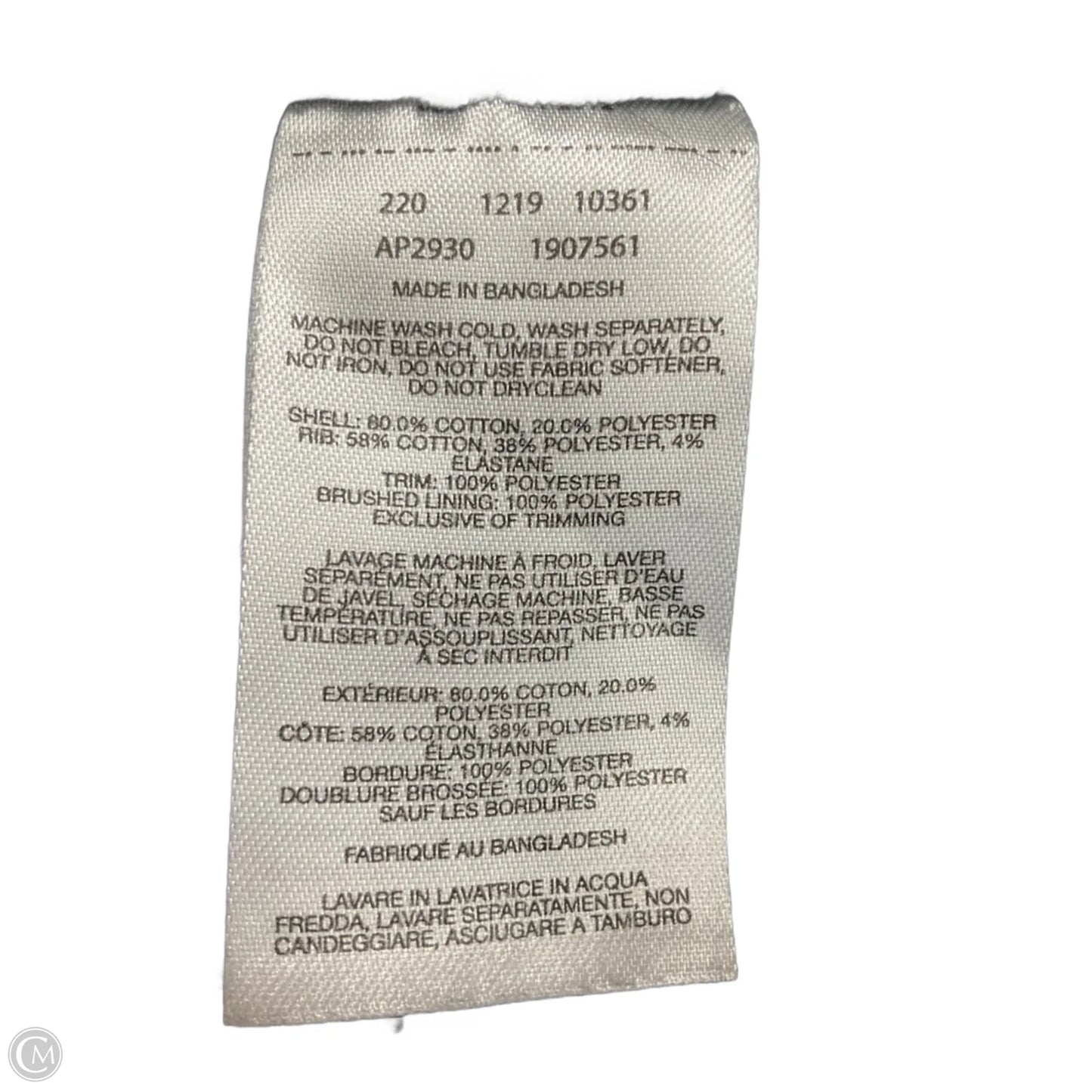 Athletic Top Long Sleeve Crewneck By Columbia In Black, Size: M