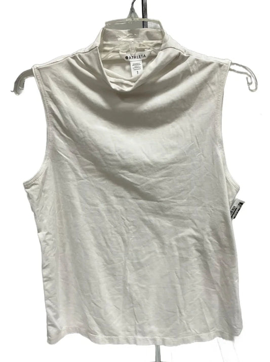 Athletic Tank Top By Athleta In Cream, Size: S