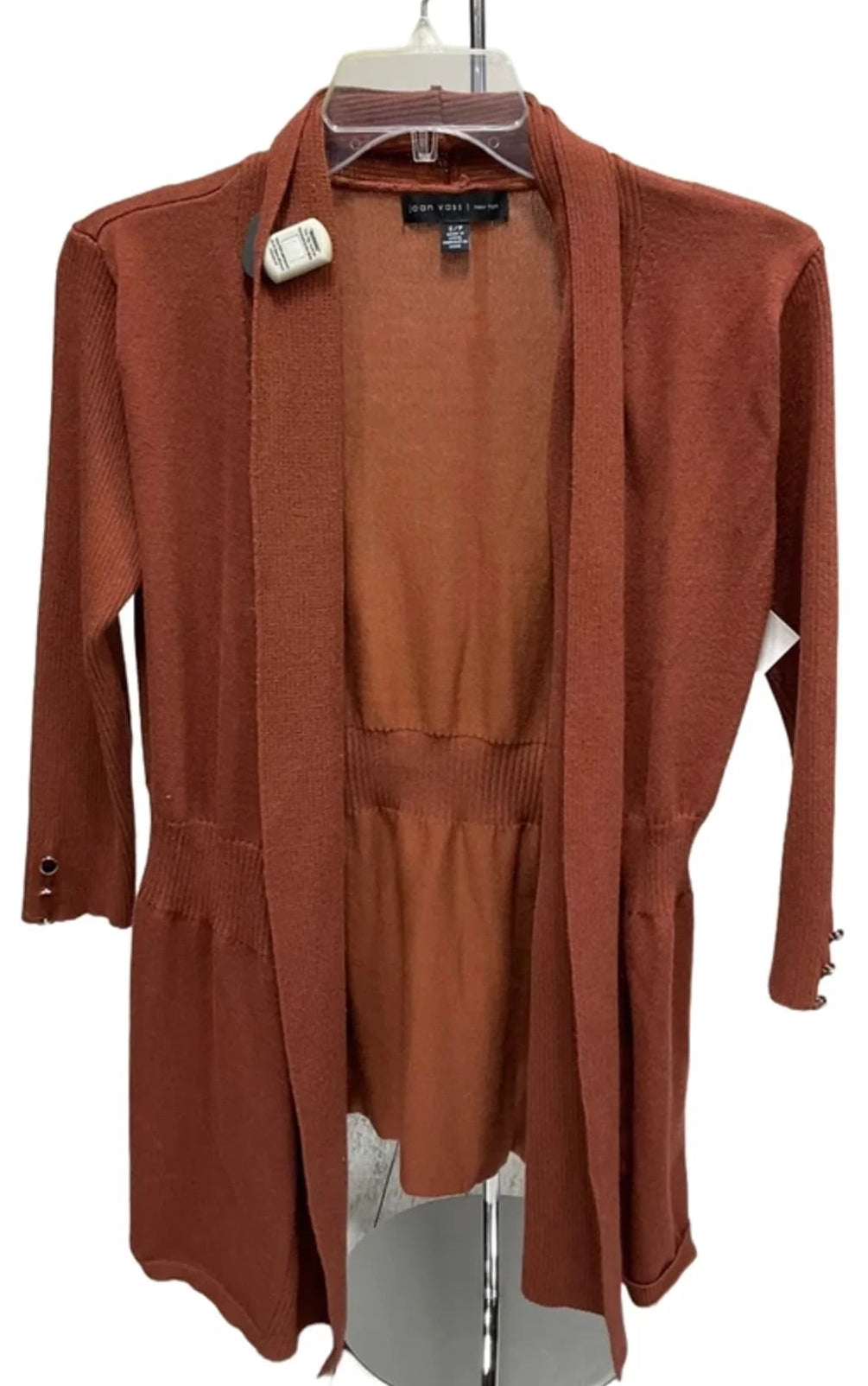 Cardigan By Joan Vass In Orange, Size: S