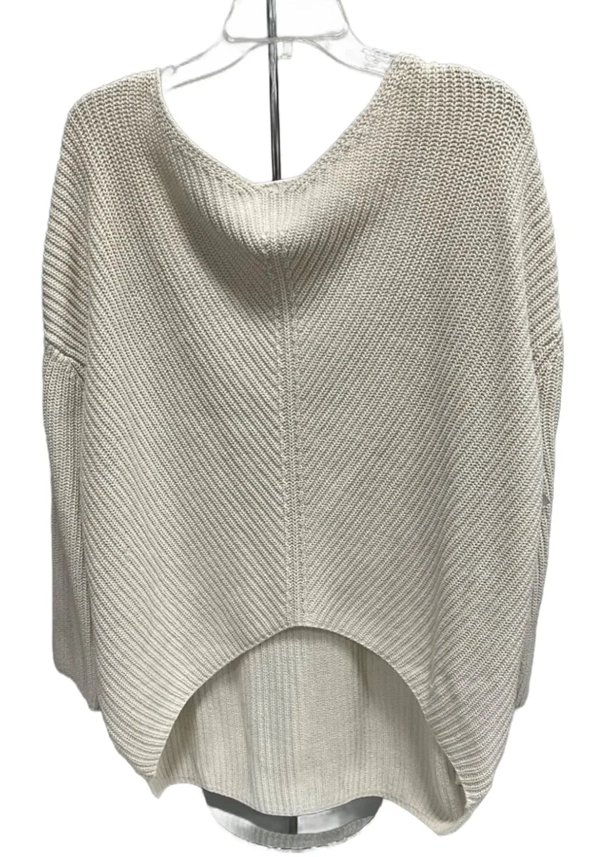 Top Long Sleeve By Urban Outfitters In Cream, Size: S