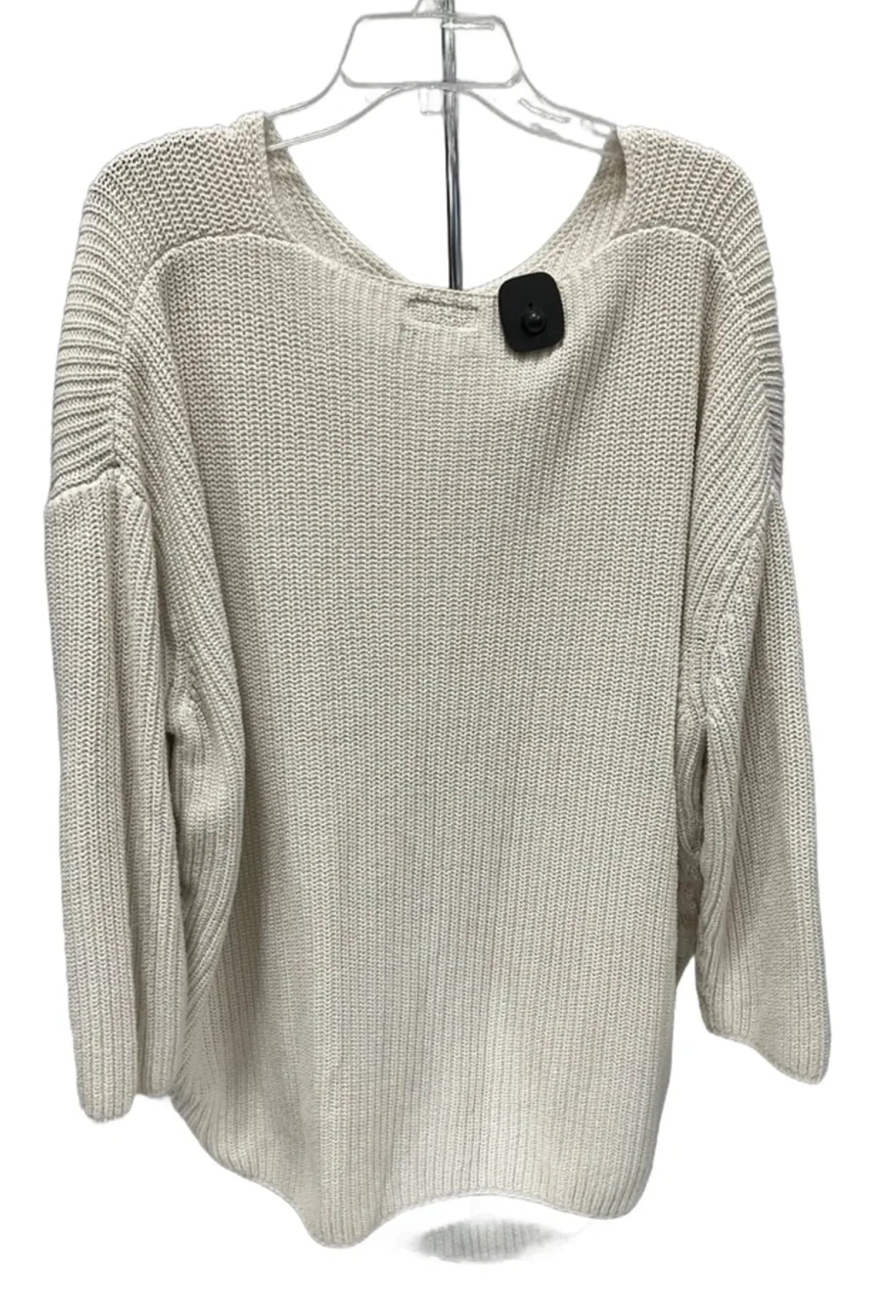 Top Long Sleeve By Urban Outfitters In Cream, Size: S