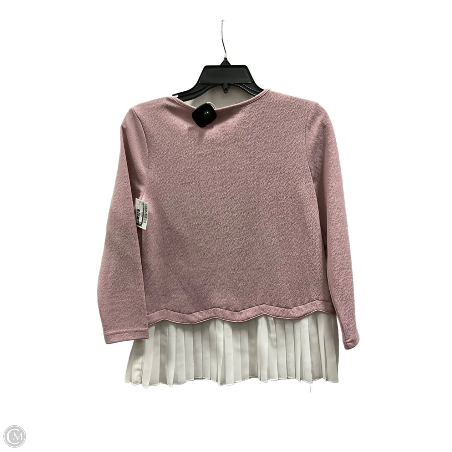 Top Long Sleeve By Sioni In Pink, Size: S