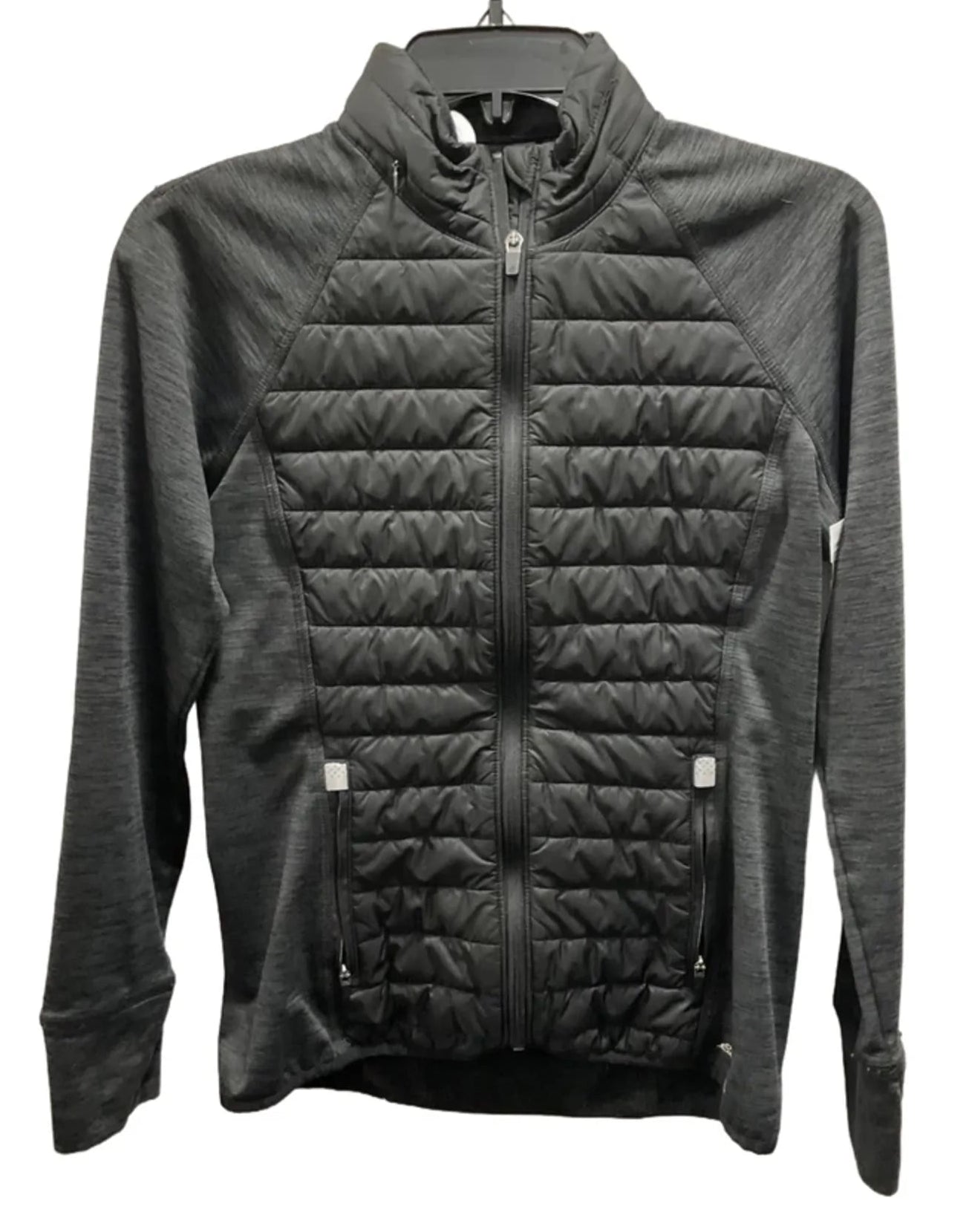 Athletic Jacket By Eddie Bauer In Black, Size: S