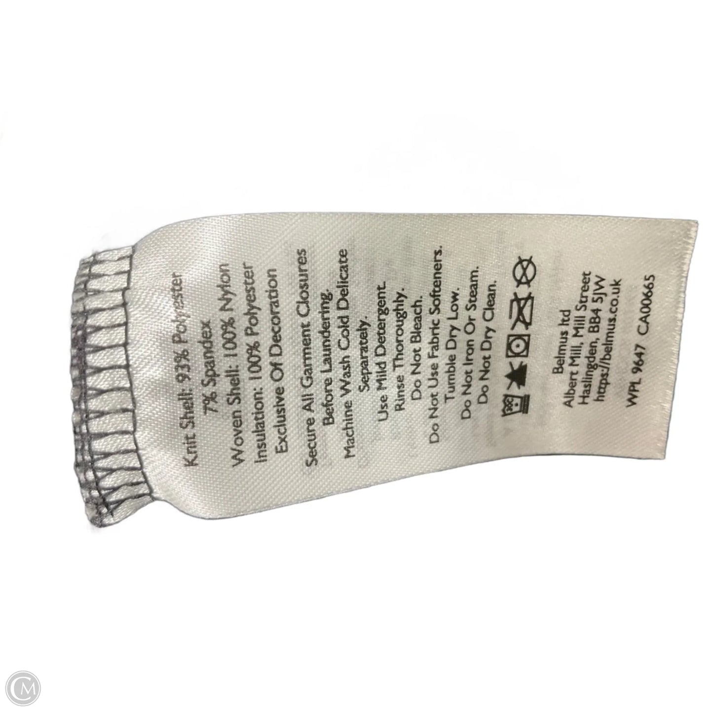 Jacket Shirt By Eddie Bauer In Black & Gold, Size: 1x