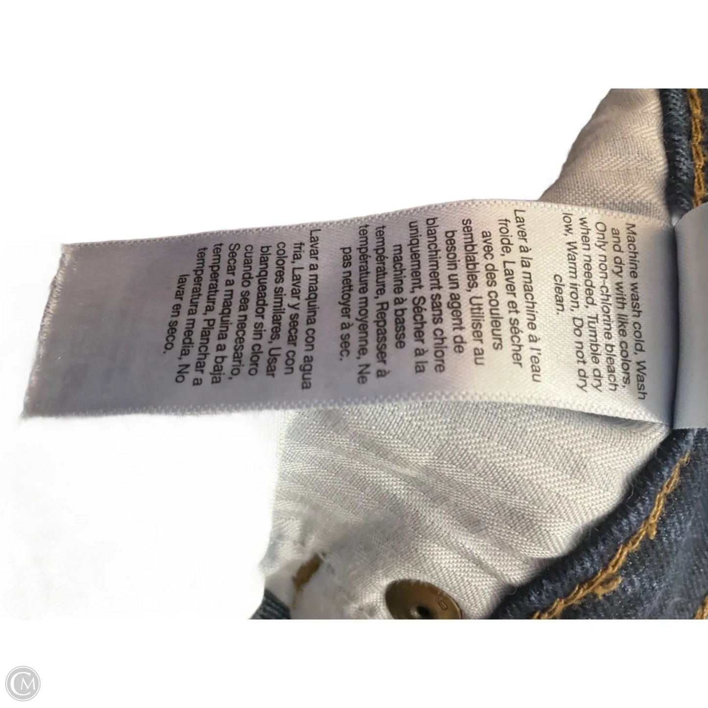 Jeans Skinny By Gap In Blue Denim, Size: 4