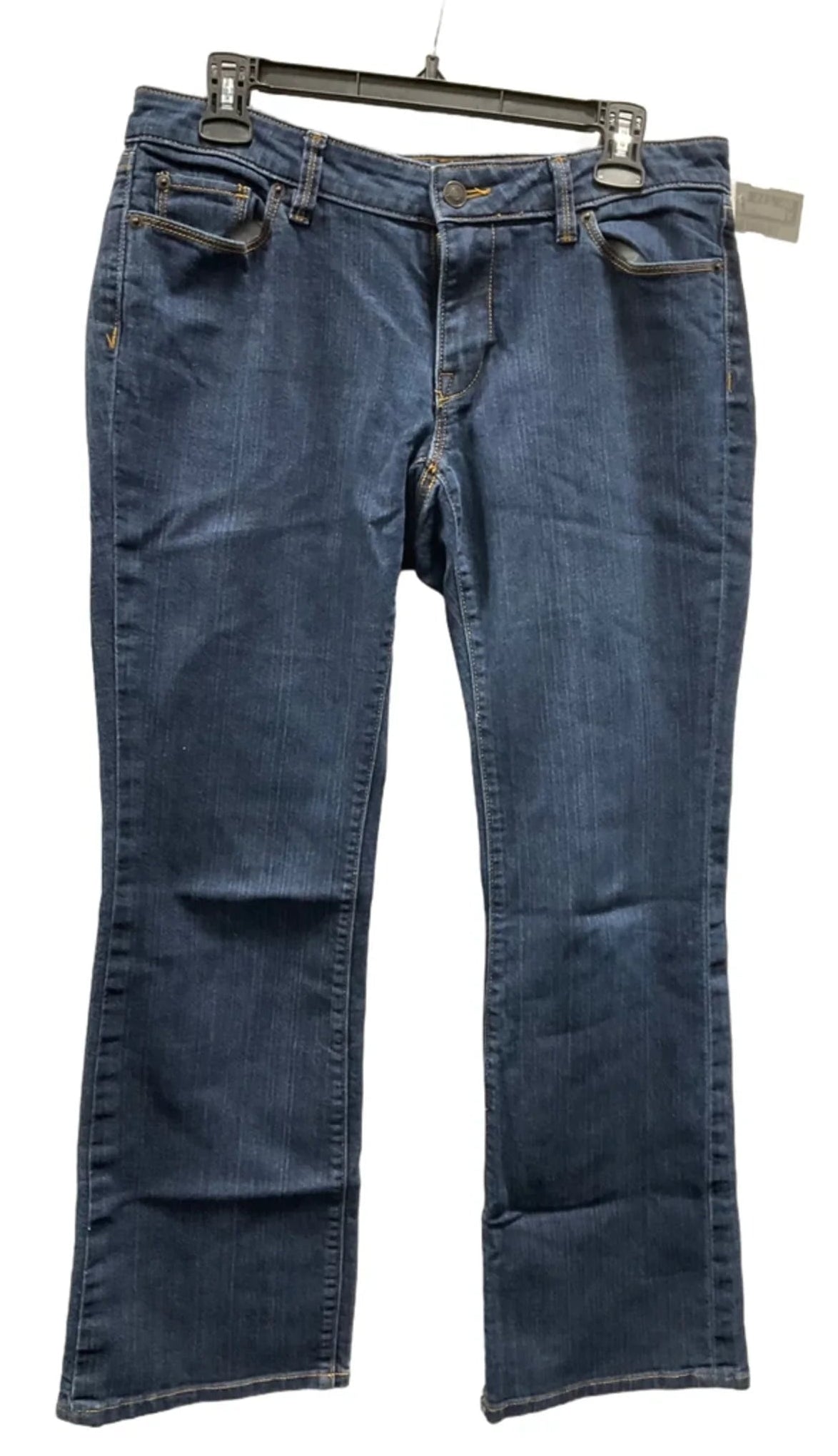 Jeans Boot Cut By Loft In Blue Denim, Size: 8p