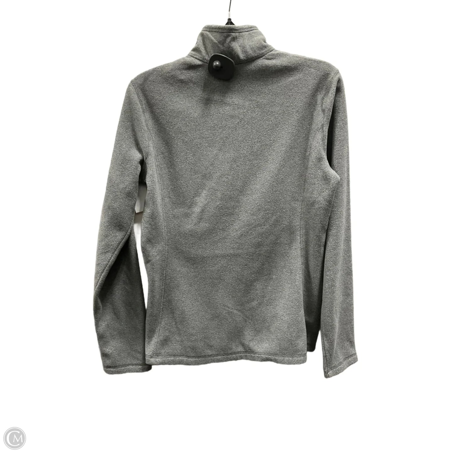Athletic Top Long Sleeve Collar By Eddie Bauer In Grey, Size: S