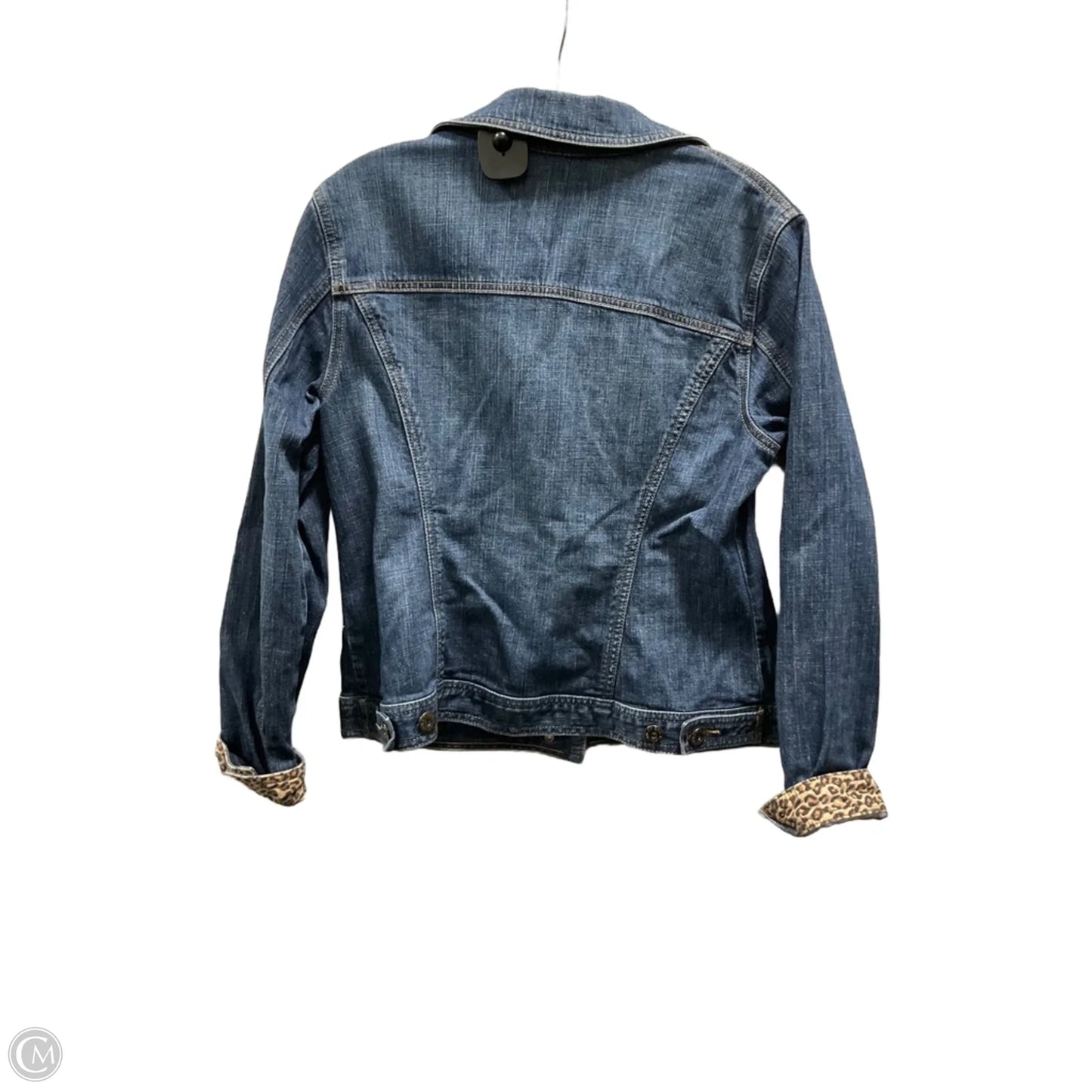 Jacket Denim By Chicos In Blue Denim, Size: M