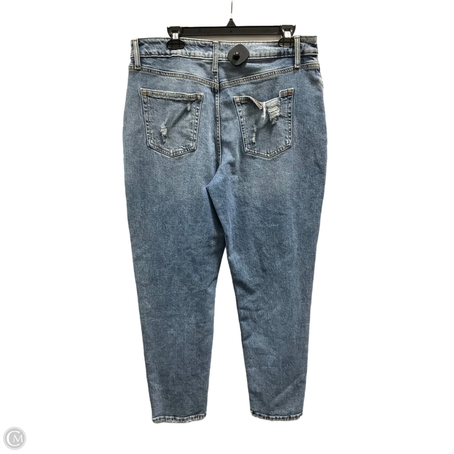 Jeans Skinny By Edgely In Blue Denim, Size: 16