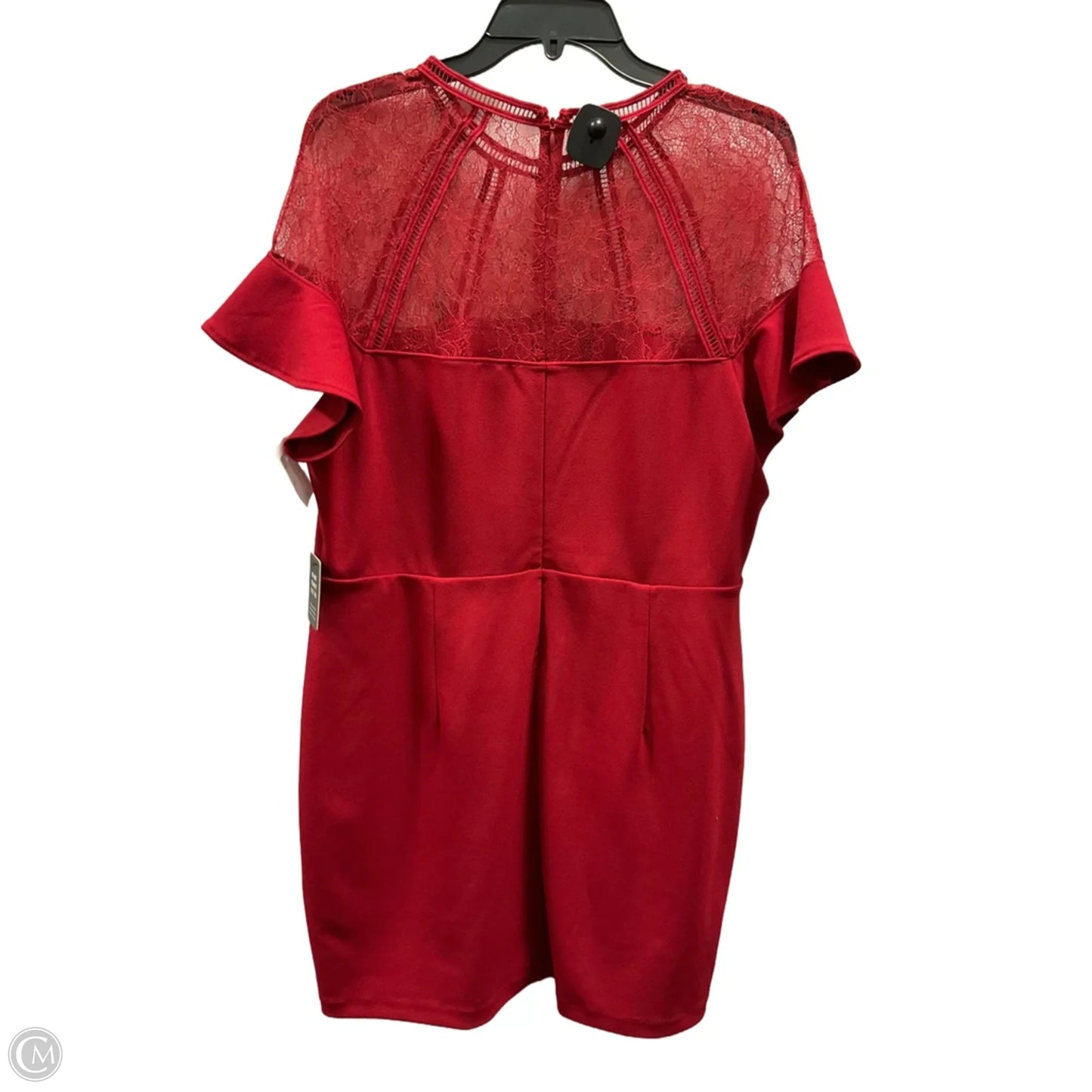 Dress Casual Short By Express In Red, Size: Xl